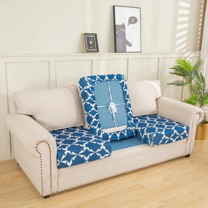 String Printed Sofa Seat Cover Sofa Slipcovers  Soft Stretch Elastic Funiture Protector For Pets
