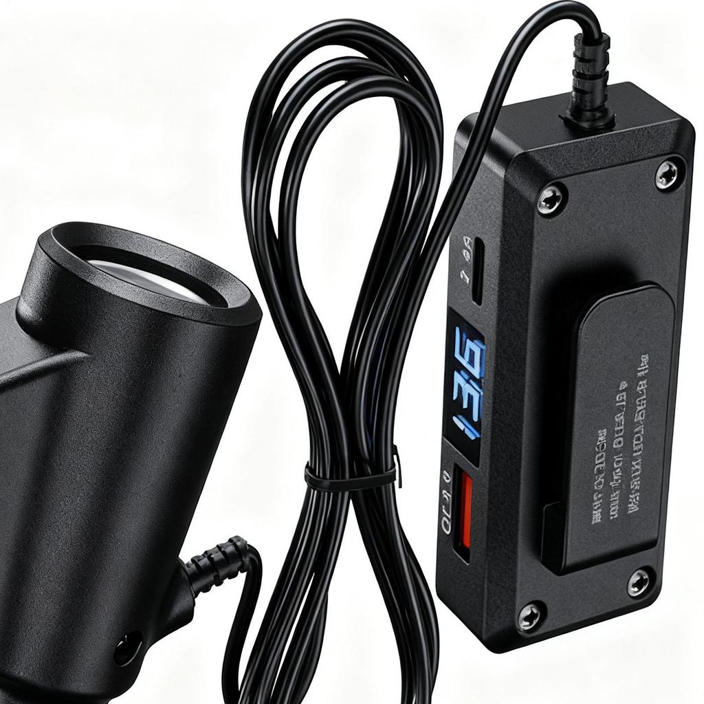 12V/24V Car Charger Multifunctional QC3.0+PD And Voltage Digital Display Car Charging Adapter For Smartphone Tablets