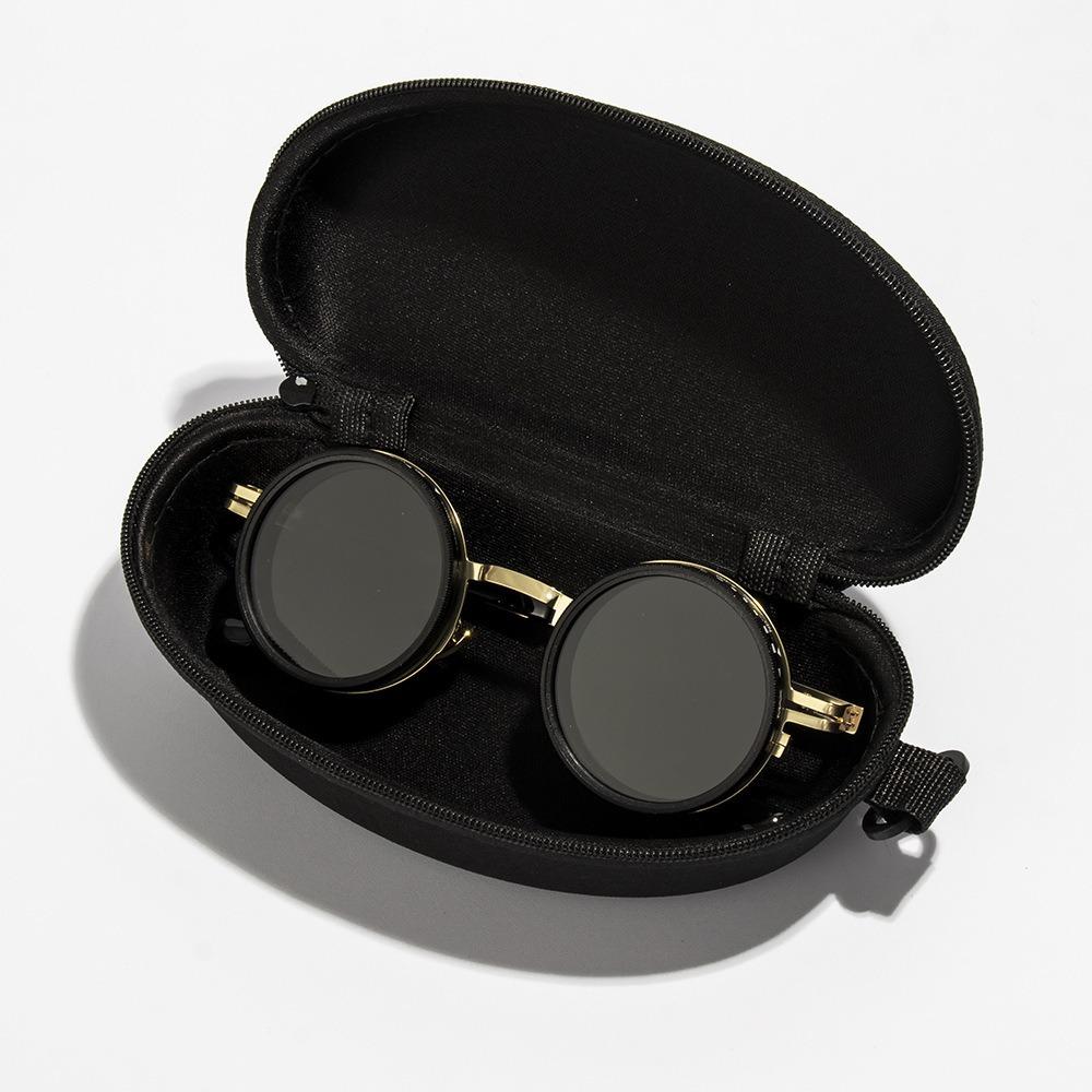 9 Level Dimming Fishing Sunglasses Round Anti-UV Glasses Clarity Polarized Sunglasses  Driving