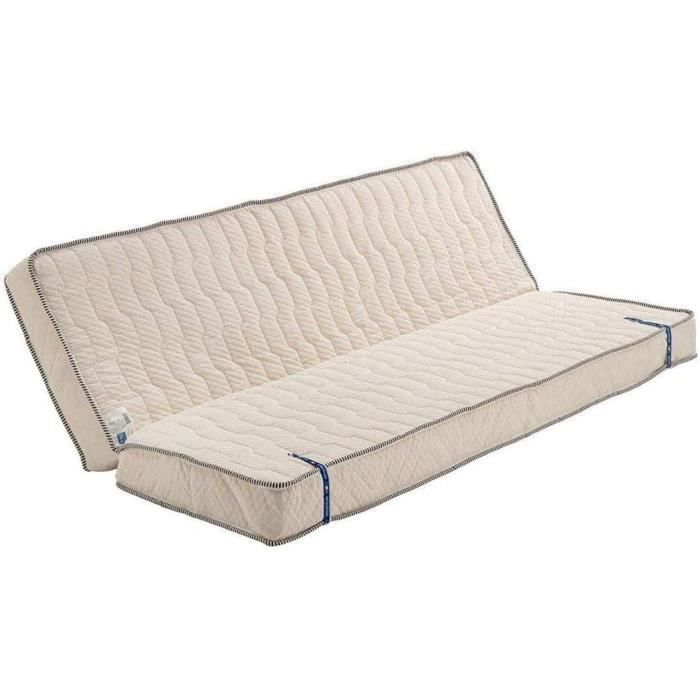 Matelas Ferme Pour Clic Clac 130x190 cm - Ressorts Premium + memoire de forme - Garantie 5 ans
