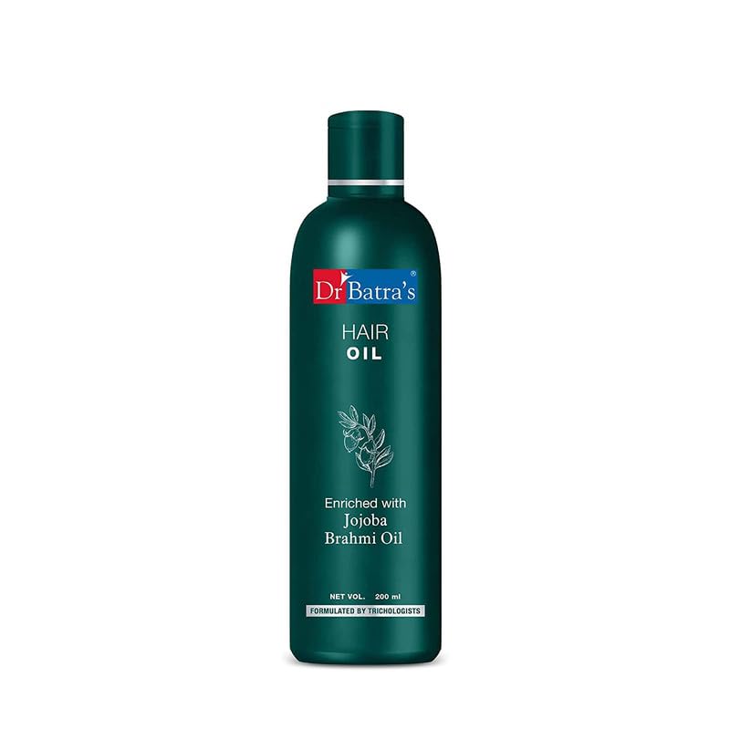 Dr Batra’s Hair Oil with Jojoba | Doctor Formulated, Clinically Inspired | Herbal Hair Oil | Helps Reduce Hair Fall & Strengthen Hair | Suitable fo