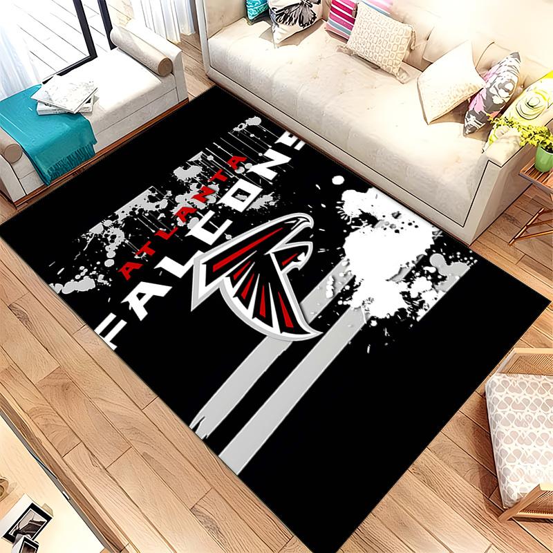 Atlanta Falcons (19) Rug Suitable For Living Rooms Bedrooms Computer Rooms Dining Areas And Placement Under Tables And Chairs Also An Ideal Choice For