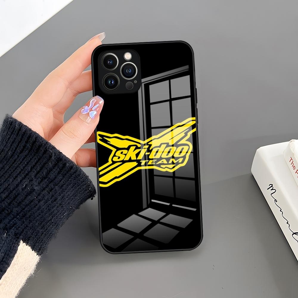 

Ski Doo Ski-Doo Team Phone Case Tempered Glass For IPhone 16 Pro 15 Pro Max 14 13 12 11 X XR XS Max 8 7 Plus SE Cover iPhone15