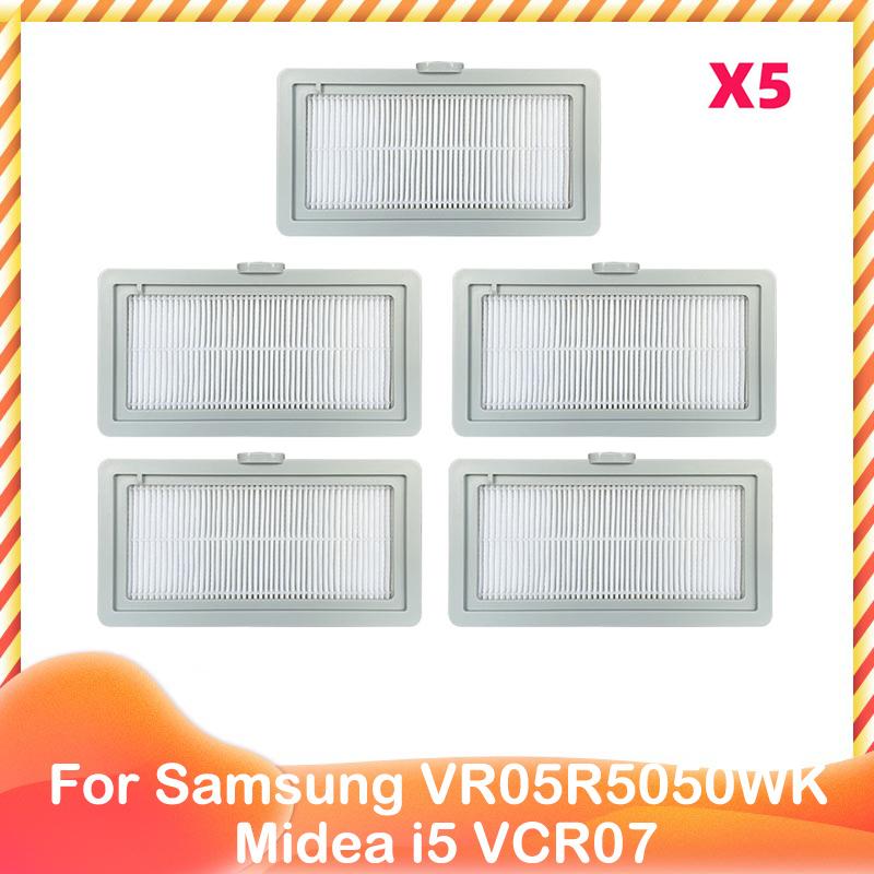 Spare Side Brush Strip Hepa Filter Mop Rag for Midea i5 VCR07 VCR08 MR09 Samsung VR05R5050WK Vacuum Cleaner Replacement Part
