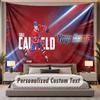 Custom Name Text Tapestry Montreal Canadiens Personalized Polyester Wall Tapestry For Bedroom And Room