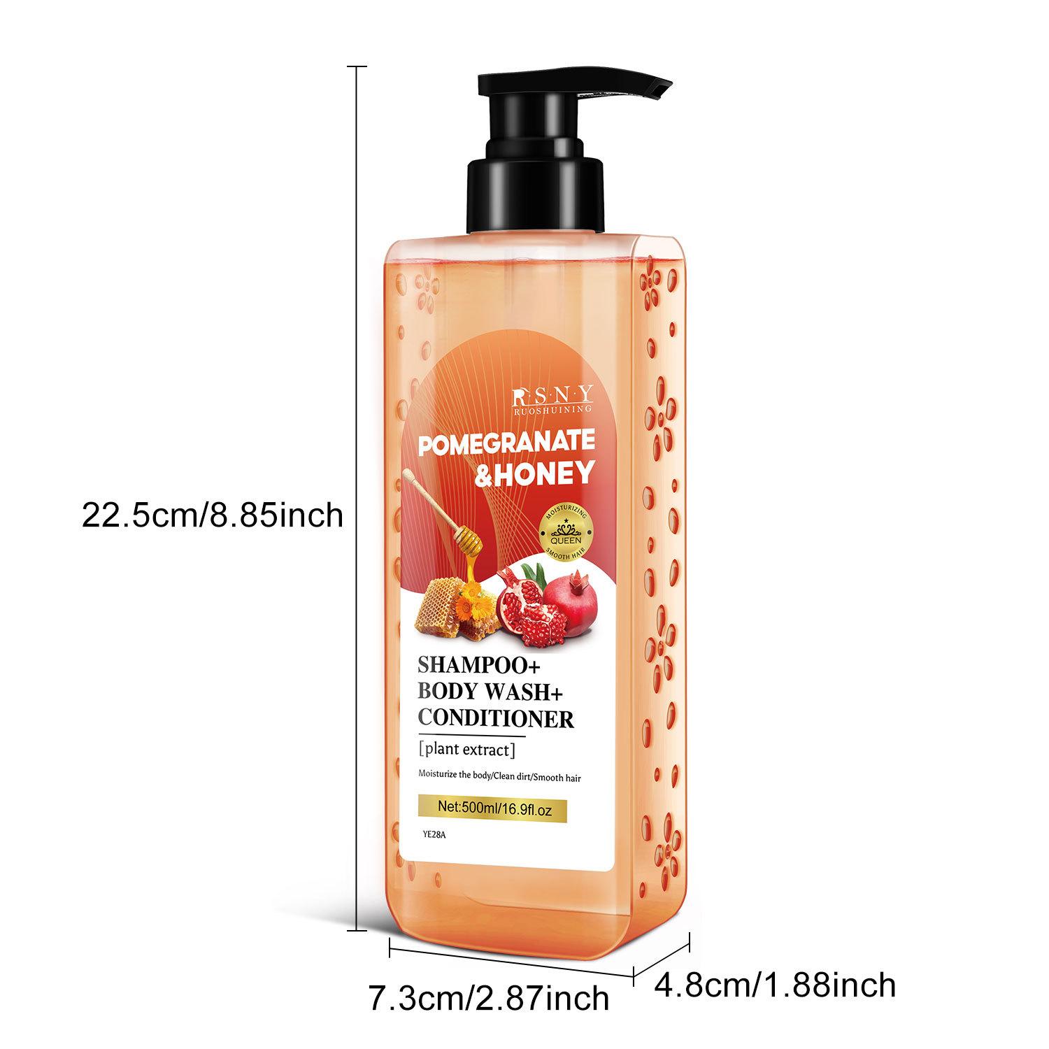 

Медовый Красный Гранат Гель для душа три в одном 500ml