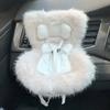 Labubu Barnesete 17cm Kawaii Plysj Sikkerhetssete Bil Luftuttaksdekorasjon Kawaii Anime Dukke Bilinteriørdekor Kreative Gaver