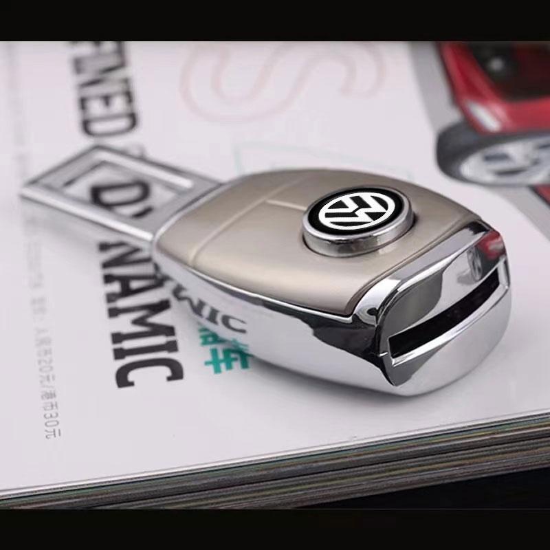 1/2Pcs Car Seat Belt Clip Extension Plug Buckle Car Accessories For Volkswagen CC Golf 4 6 7 GTI Tiguan Passat B5 B6 B7 Jetta MK5