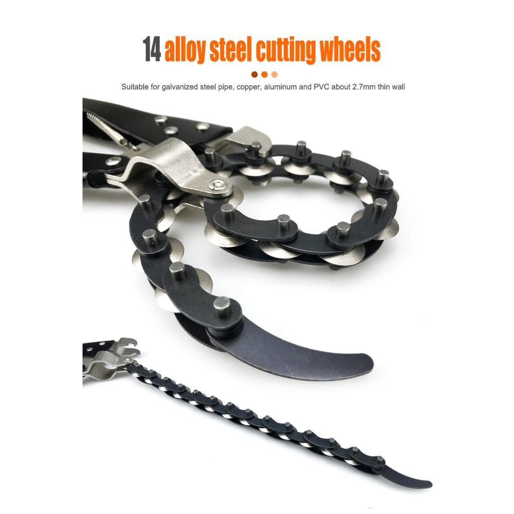 Universal Fit Locking Chain Pliers Tailpipe Cutter Tool  For Exhaust Pipe