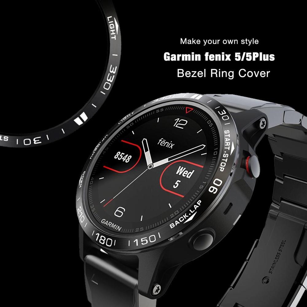 Bezel for Garmin Fenix 7 7X 6 6X Pro 5 5X Plus Smart Watch Ring Bezel Styling Frame Case Cover Anti-Scratch Protector Cover Ring