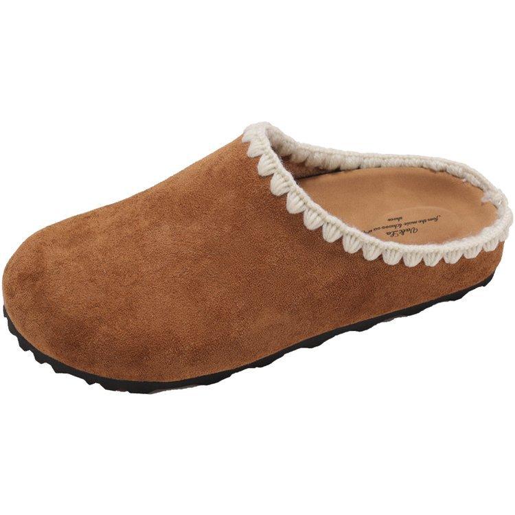 Thick-bottomed Boken Bag Head Half Slippers, Women's Outer Wear Lazy One Pedal 2025 Spring New Skirt Muller Cool Slippers