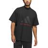 Adidas FW24 The 2025 Collection Chapter 01 Fashion Comfortable Soft Short Sleeve T-Shirt Unisex Tops Black Red IW5644