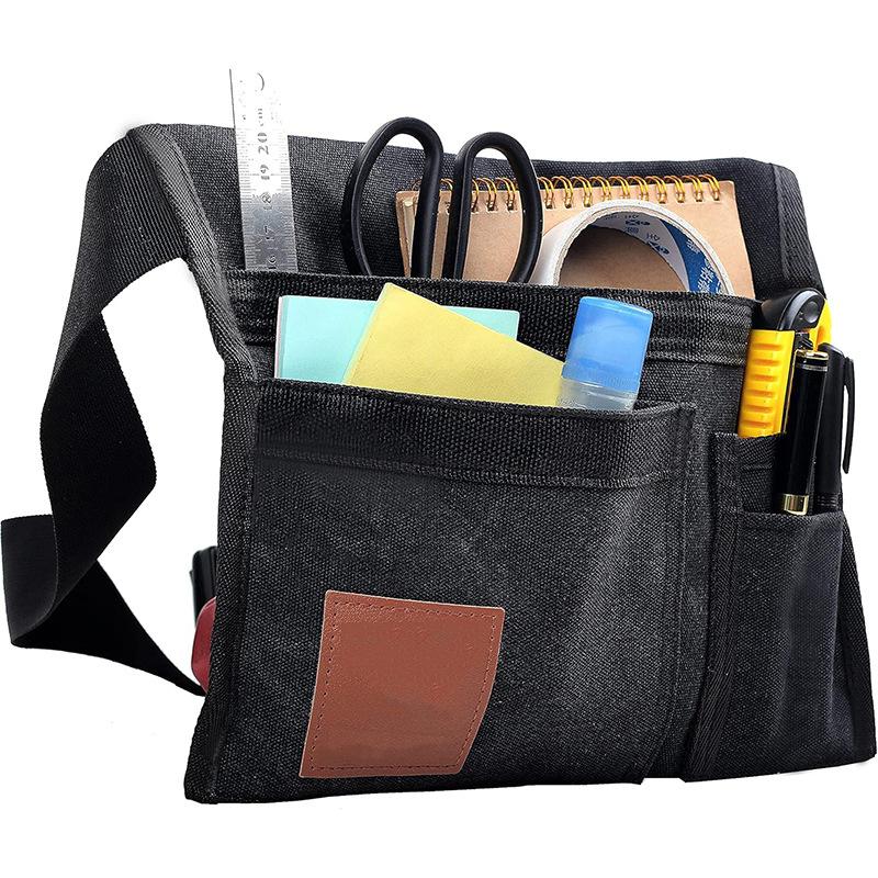 Verdickte Canvas Werkzeug Bauchtasche Multifunktionale Schürze Garten Aufbewahrung Holzbearbeitung Elektriker Hardware Tasche