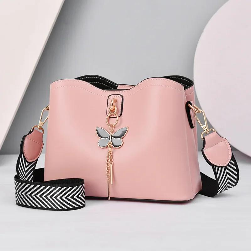 Casual Buckets Bag Designer Women Shoulder Bags Luxury pu Leather Crossbody Bag Large Capacity Messenger Bag Female Handbags