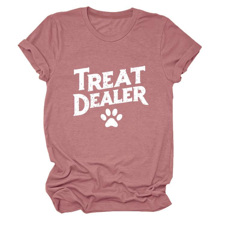 Temperament Casual Versatile Crew Neck Women's Short Sleeve T-Shirt
