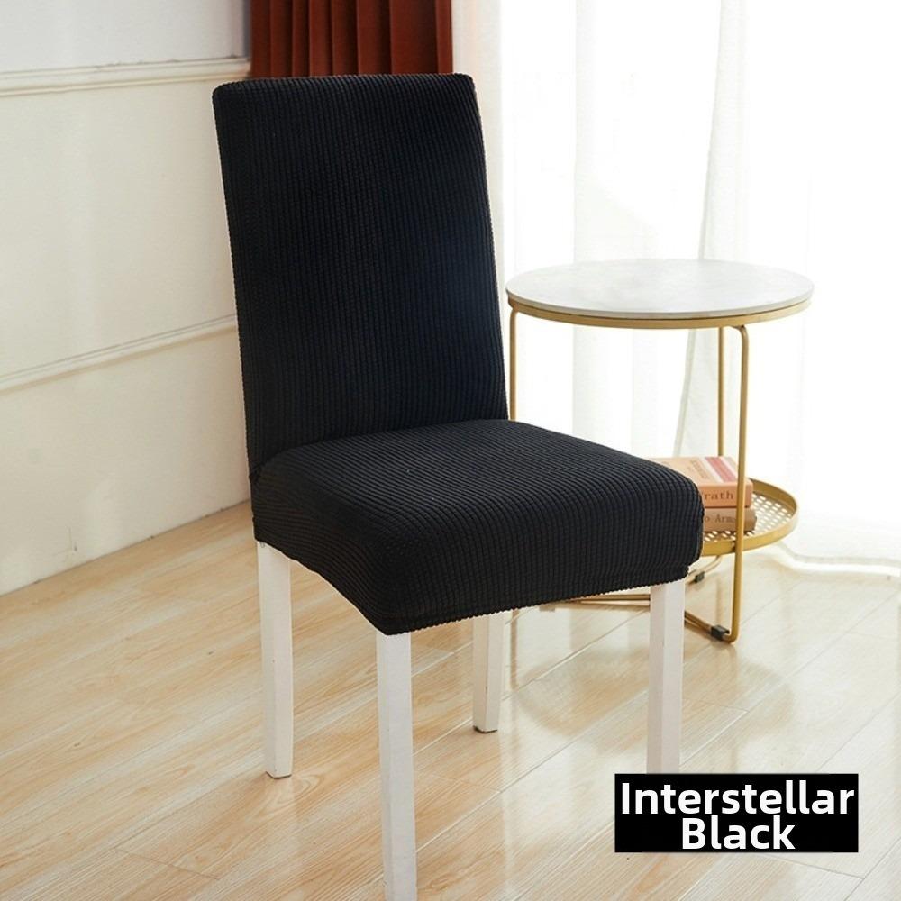 Universal Dining Table Chair Cover High Elastic Chair Dustproof Cover  for Dining Room Home Decor