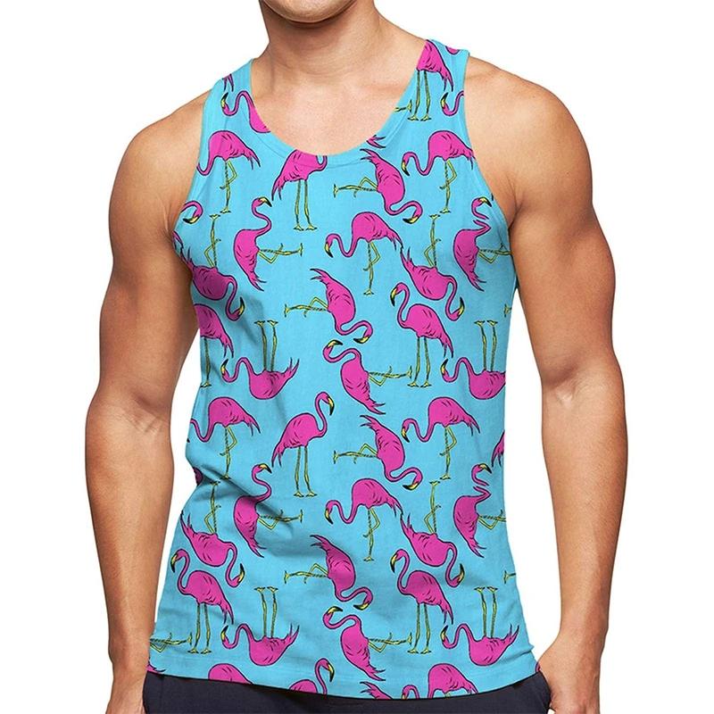 

3D Fantasy Abstract Graffiti Figure Tank Top Gym Clothing Men Summer Streetwear Basketball Vest Quick Drying Sleeveless Y2k Tops 4XL небо синє кольору