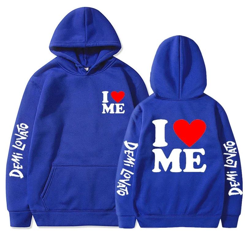 Demi Lovato Hoodies Men Fashion Letter Graphic Printed Sweatshirts Women Cool Harajuku Streetwear Hooded Pullover Jacket
