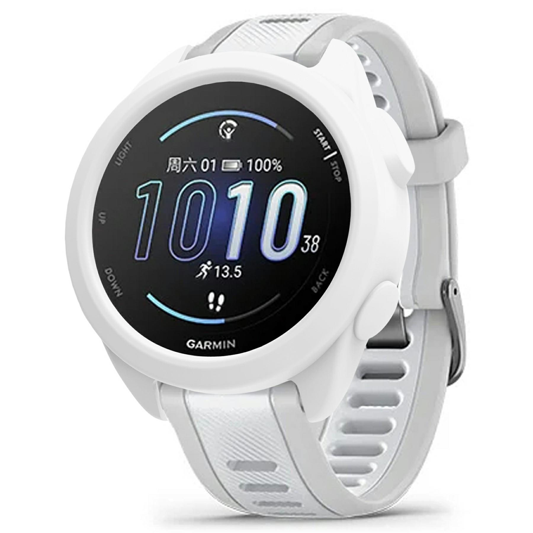 

For Garmin Forerunner 165 Protective Case Smartwatch Silicone Cover White