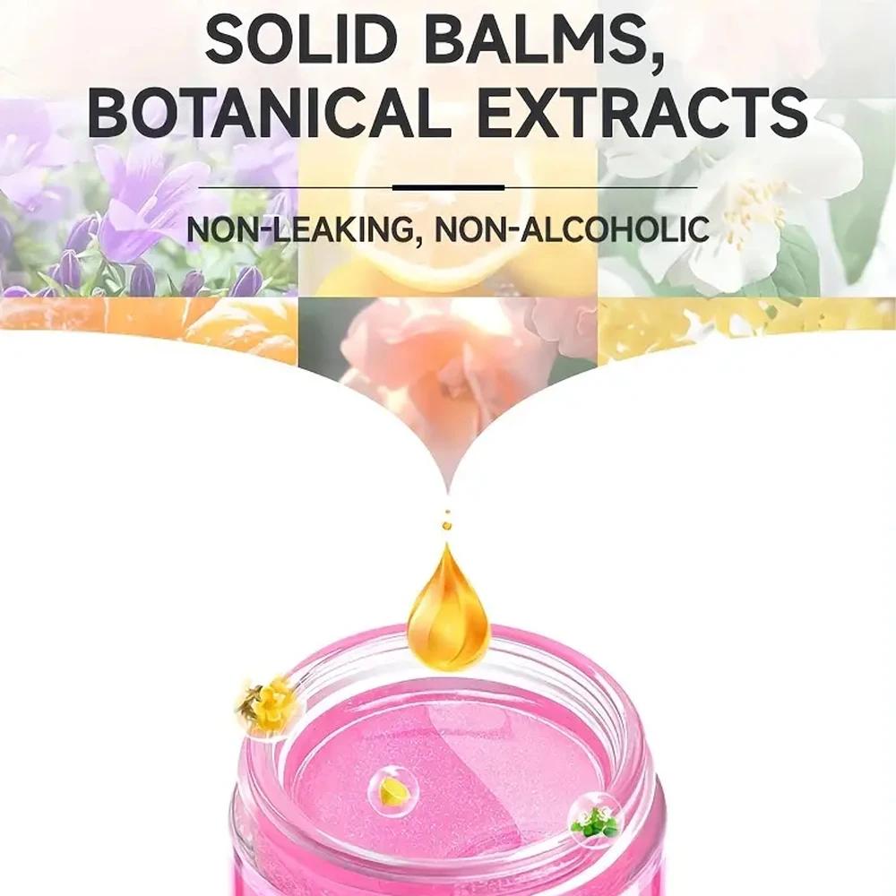 New Car Aromatherapy Solid Perfume Starry Sky Flowing Sand High-End Fragrance Long-Lasting Scents Glitter Decor Air Freshener