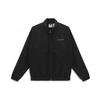 Men's Originals Printing Alphabet Stand Collar Long Sleeves Sports Jacket Black HN0397