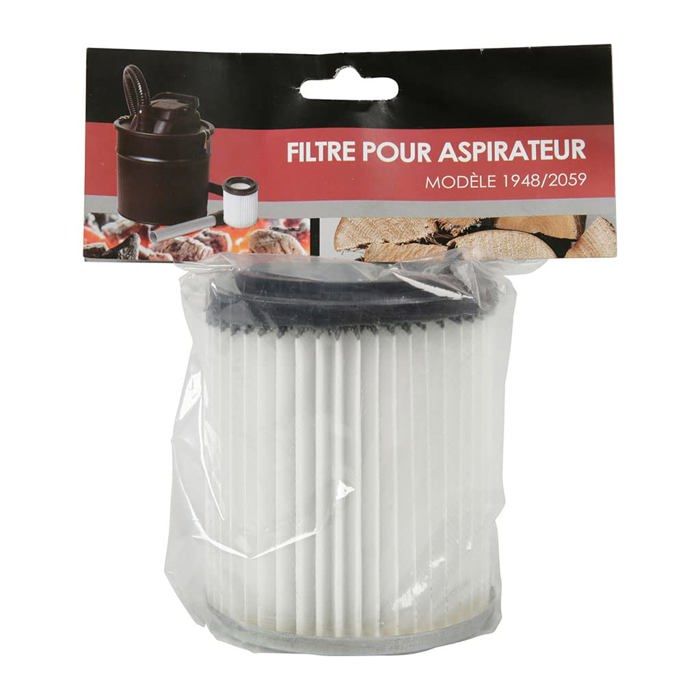Filtre à cartouche - RUECAB - 647470 - HEPA lavable - Compatible aspirateur DELTA - 10,5 cm hauteur