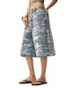 Deketeuumeon Camouflage Bermuda-Hose Dcwpt025Hellblau