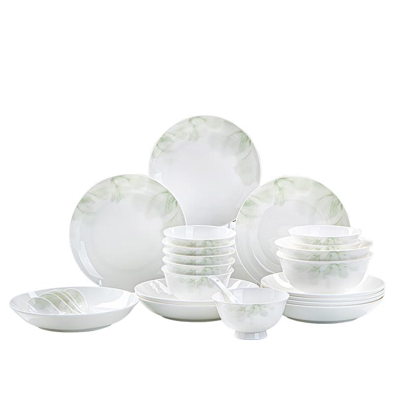 

NINE CRANES Jingdezhen Bone China Dinnerware Set