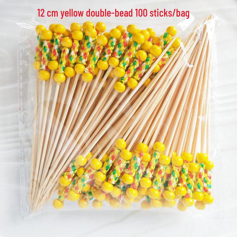 ZISIZ Disposable Plastic Fruit Picks