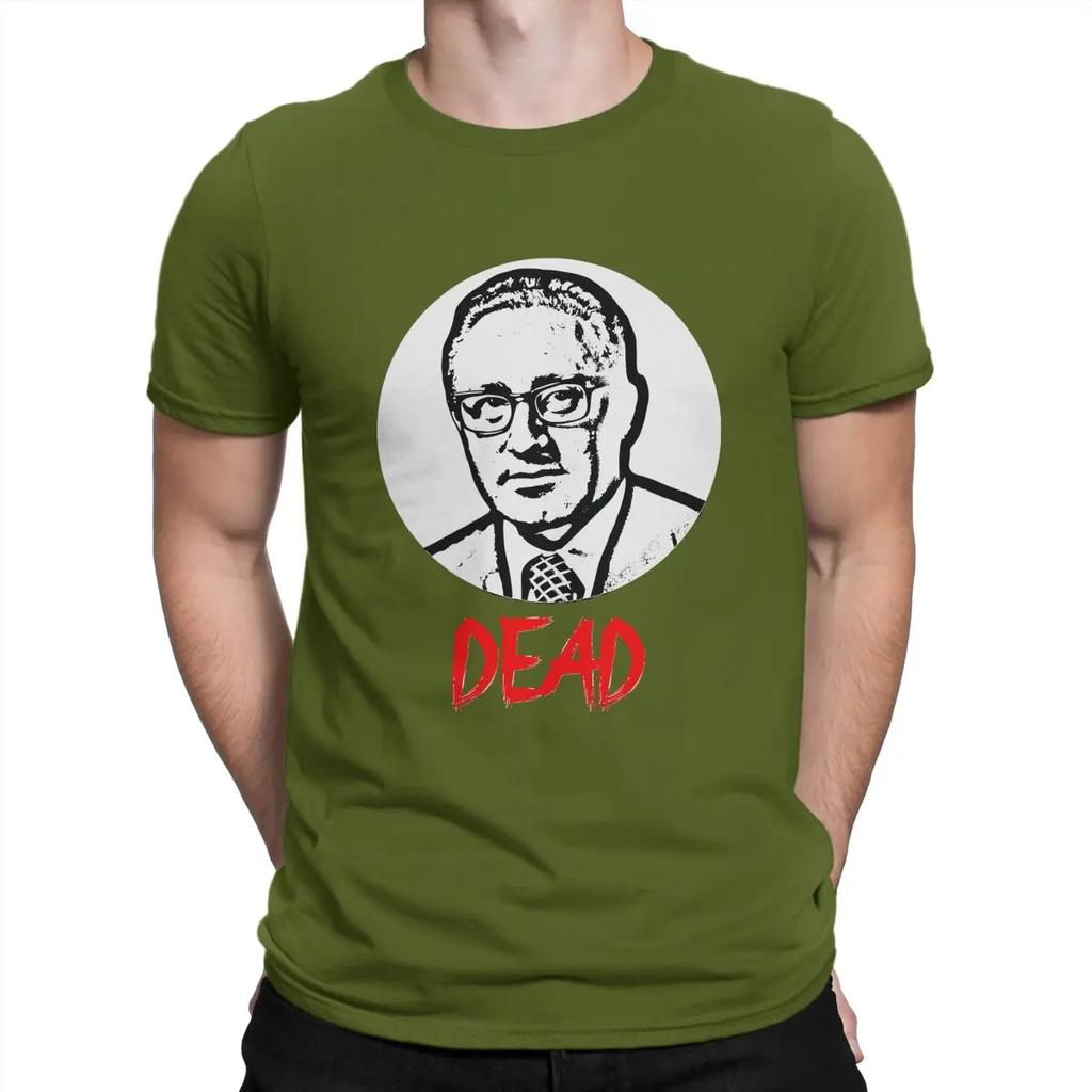Hipster Henry Kissinger Dead T-Shirt Round Neck Cotton T Shirt Henry Alfred Kissinger Short Sleeve Tee Shirt Printed Unisex