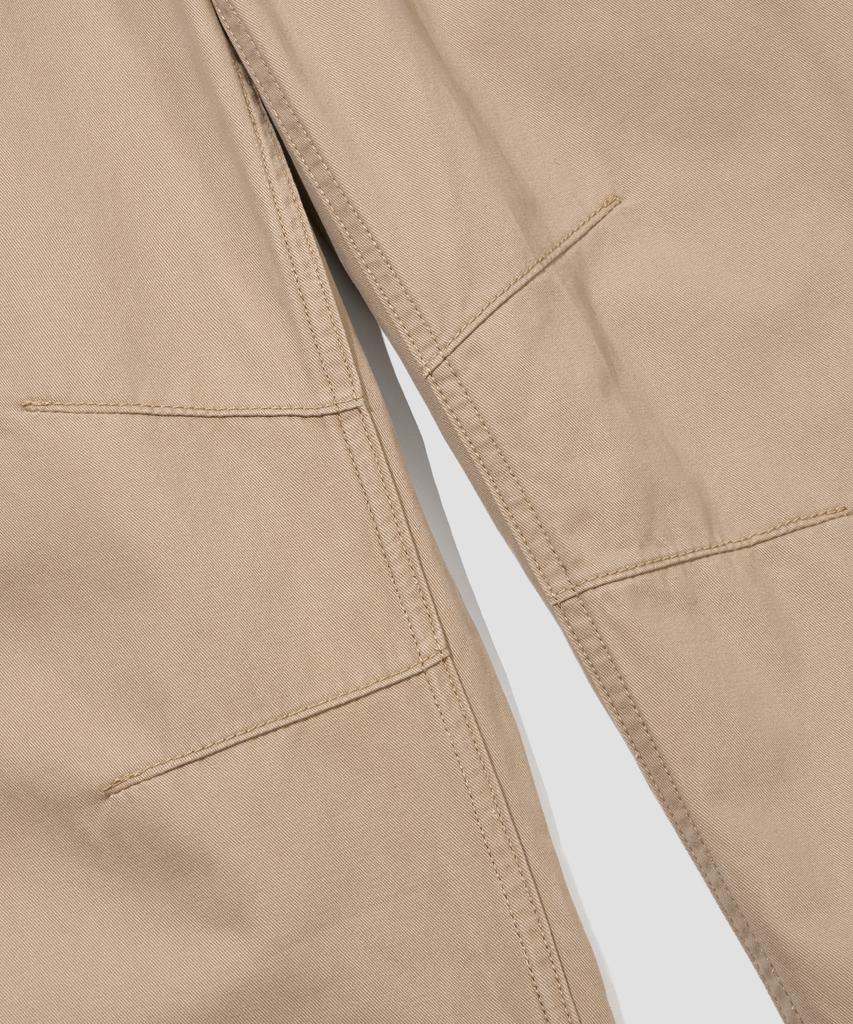 AGOD Snap Button Curved Pants [Beige]