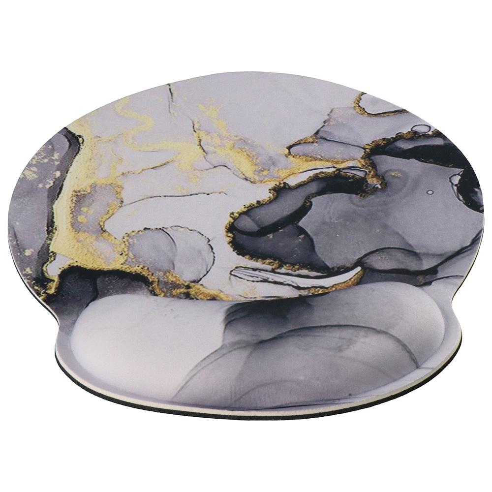 

Эргономичный коврик для мыши Серый золотой коврик для мыши Резиновая подставка для запястий Коврик для облегчения боли