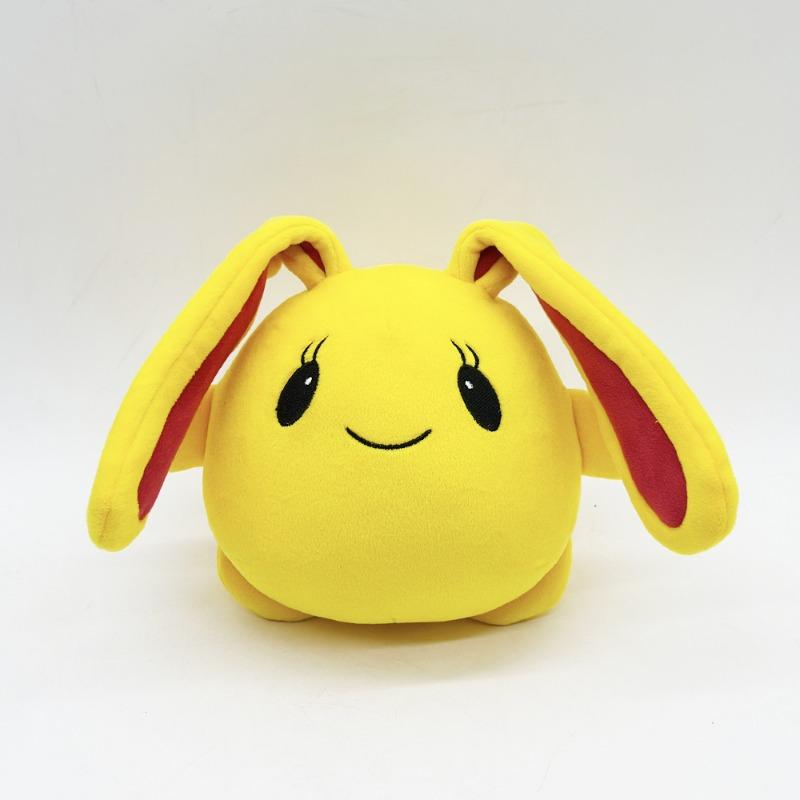 Plush Cute Yellow RabbitChick Plushie Cartoon Halloween Decor Stuffed Doll Toy Kids Girls Christmas Gift