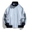 New Baseball Uniform Men's Jacket for Spring and Autumn, American Vintage Three-bar Couple Casual Men's Jacket Top