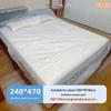 5Pcs Transparent Disposable Bed Dust Cover Waterproof Furniture Protector for Home Renovation Moving Storage