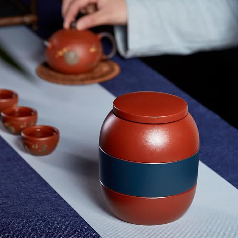 Zisha Clay Tea Storage Jar
