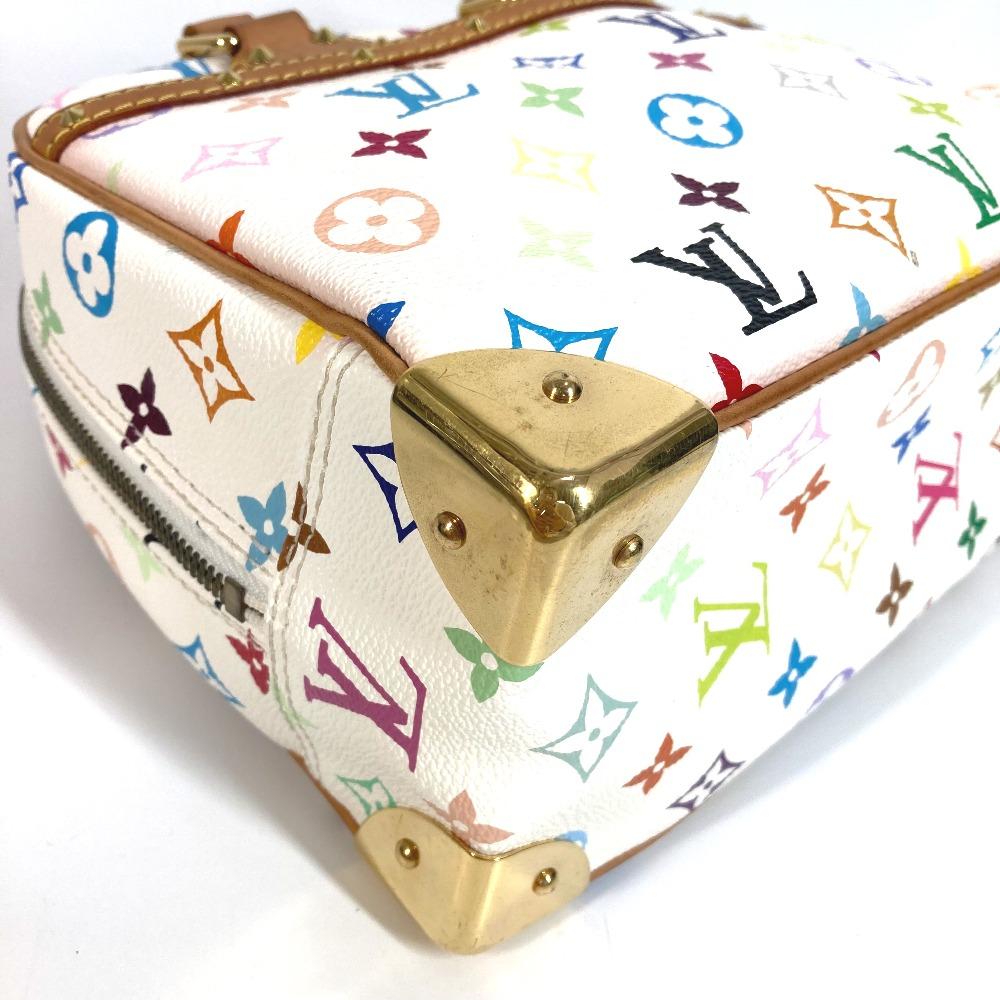 Louis Vuitton M92663 Monogram Multicolore Deauville Hand Bag Blanc