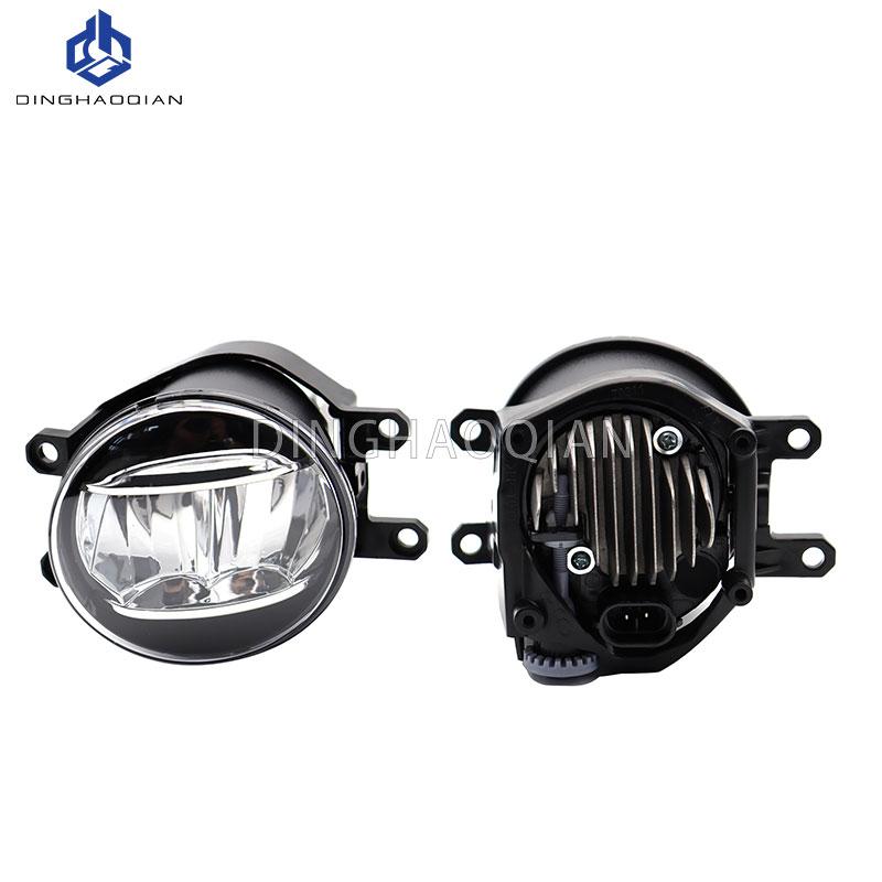 2pcs for Toyota Corolla Verso Camry Ractis Avensis RAV 4 Yaris Verso S Highlander Avalon LED Fog Light for Lexus Fog Lamp
