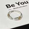 Adjustable Open Ring Men Women Vintage Spearhead Geometric Statement Handmade Retro Style Jewelry Gift