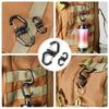360 Rotating Double Carabiner Mountaineering Buckles Camping Double Hook Portable S Chain Hook Camping Accessories