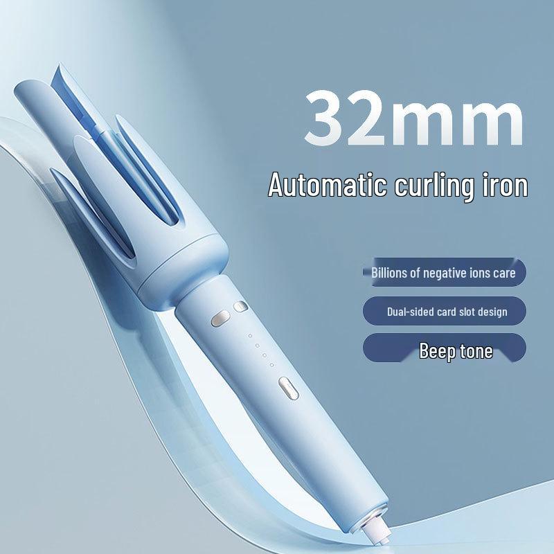 

Автоматическая ионная плойка: Мягкая завивка без повреждений в домашних условиях Blue [2-in-1]