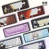 Miyu 129-Key OEM Profile Keycaps - Side-Engraved, Translucent, 5-Side Thermal Sublimation, PBT, for Custom Mechanical Keyboards