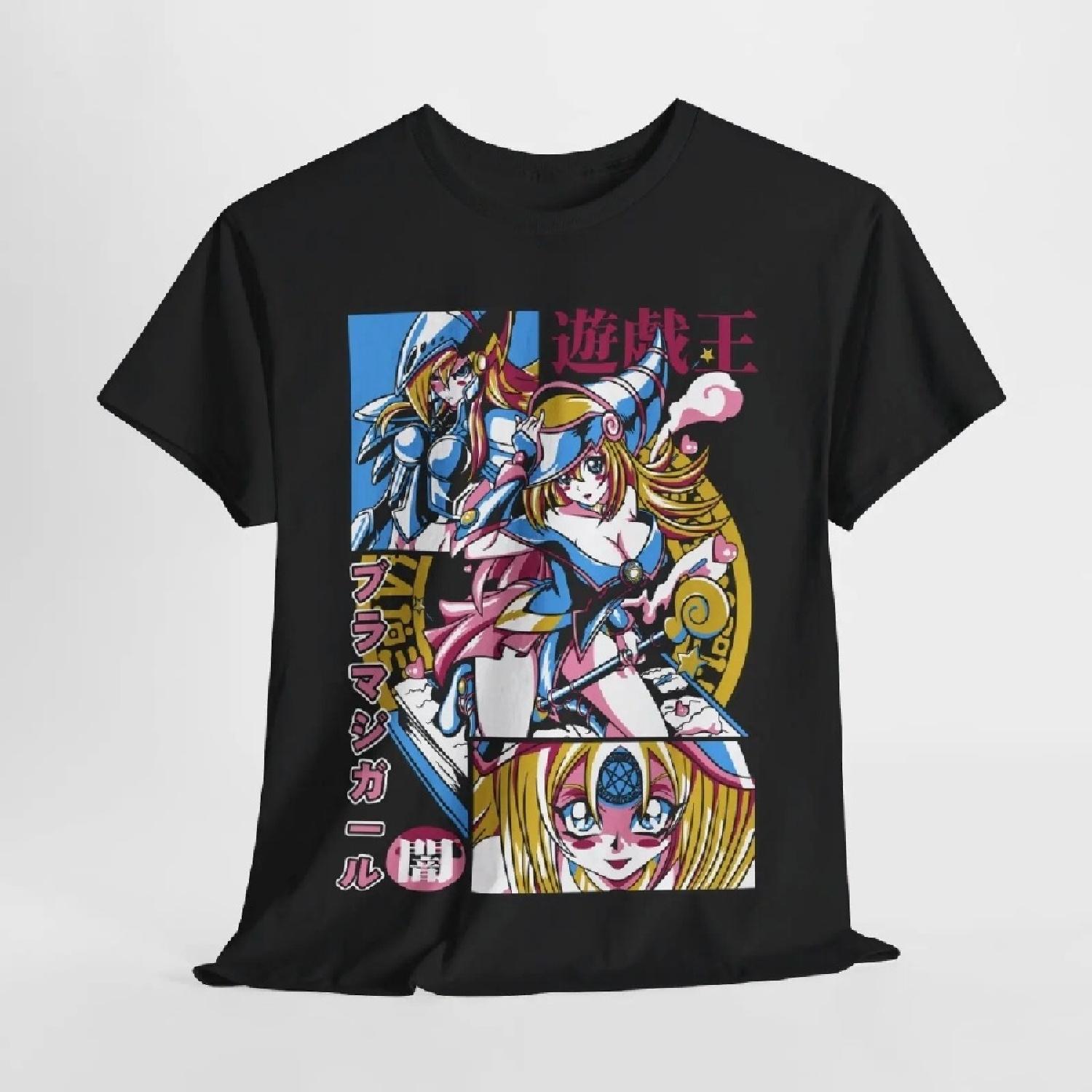 

Dark Magician Girl Yu-Gi-Oh T-Shirt Ecchi Waifu Kawaii Anime Soft Tee Shirt YGO S