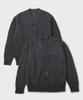 Testament Reversible Pointed Cardigan_Charcoal