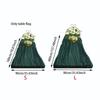 Semi-Sheer Cheese Cloth Table Runner Multicolor Shimmer Wedding Table Runner Fine Flash Country Wedding Decoration Wedding Decor