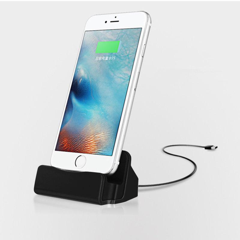 Desk Charger Charge and Sync Stand for IPhone 7 6s plus 6s 6 6plus 5s 5 Desktop Iphone Charger