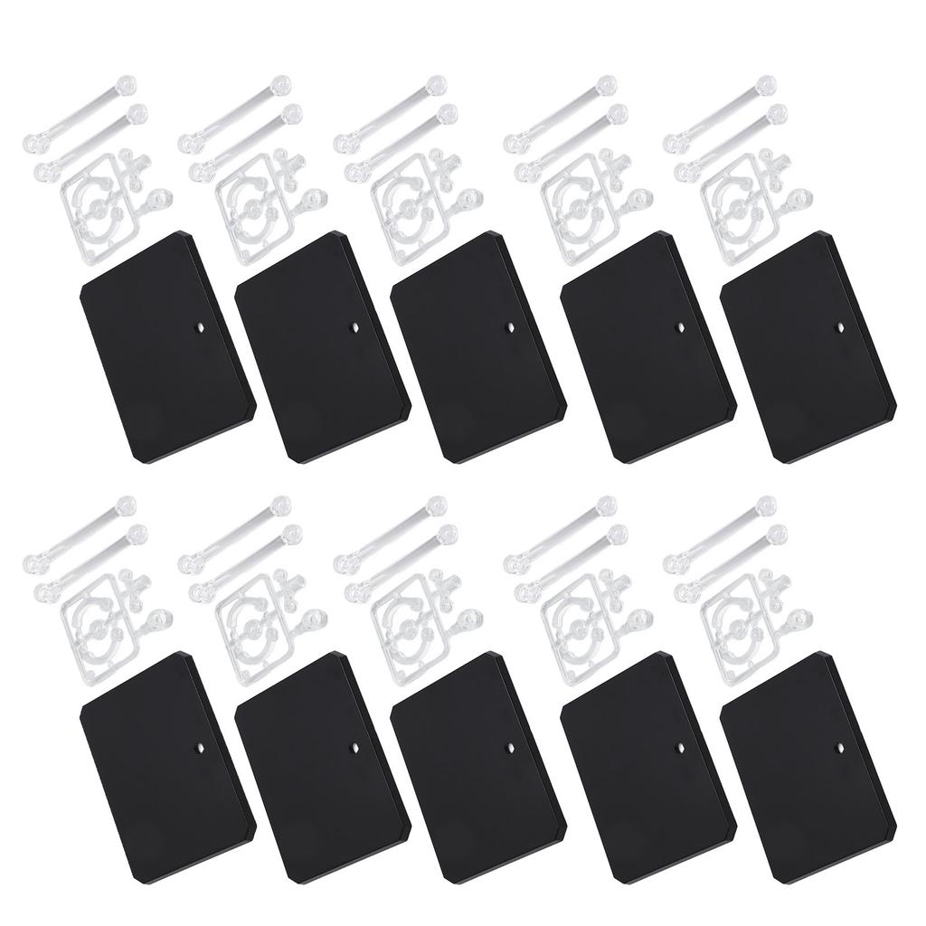 10Pcs Set Assembly Action Figure Display Holder Base Doll Model Support Stand with Accessories for