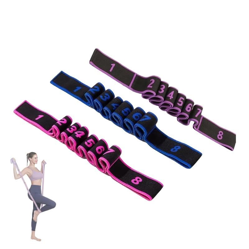 Tanz Yoga Dehnband Mit Nummer Fitness Widerstandsband Übung Zugband Für Pilates Tanz Gymnastik