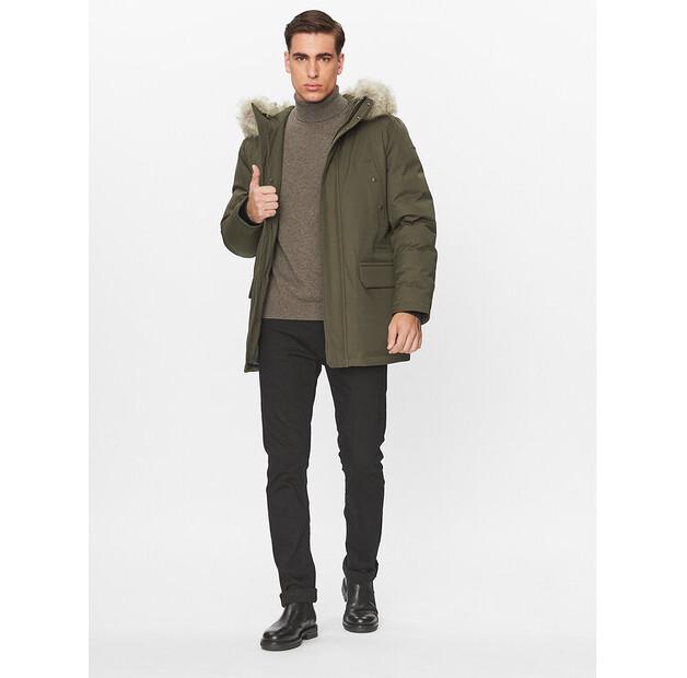 Зимняя куртка Geox Norwolk M3628F T2951F 3415, зеленая, стандартный крой