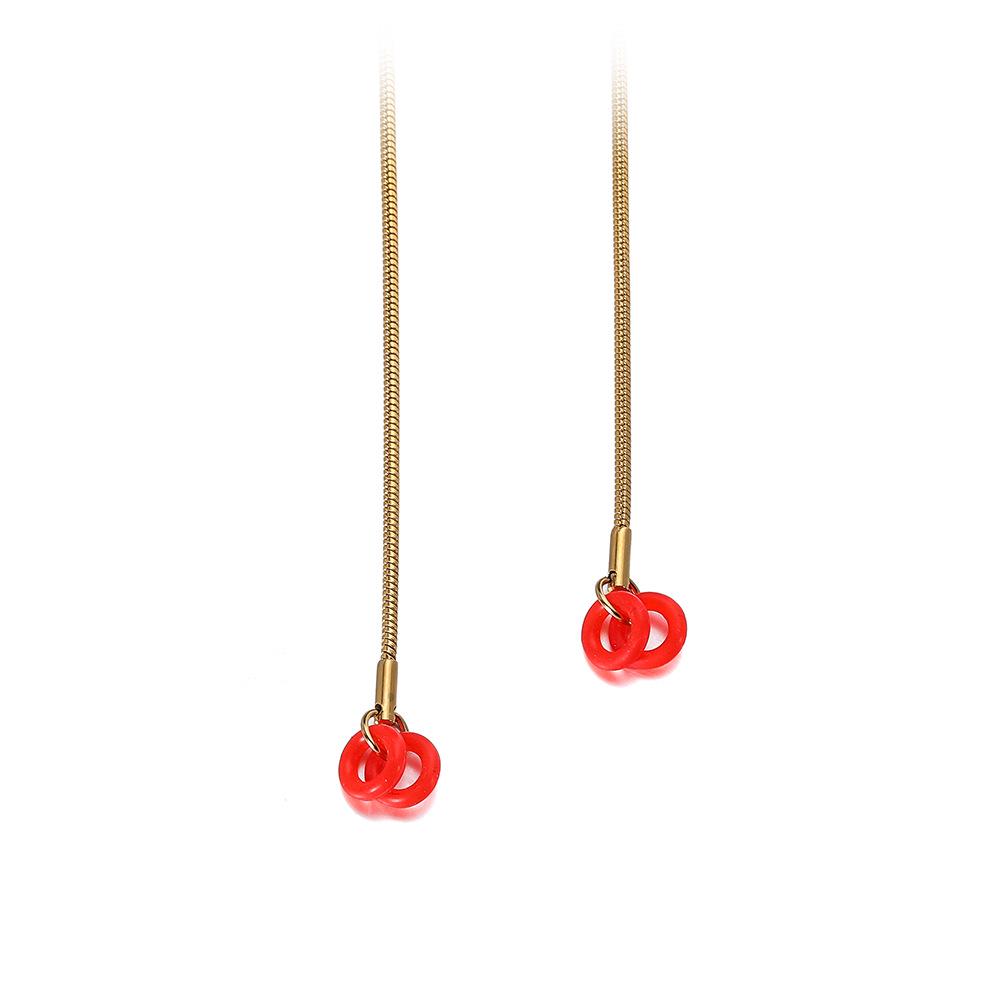 

Европейско-американское минималистичное ожерелье-держатель для наушников от потери - Модный универсальный дизайн из титановой стали